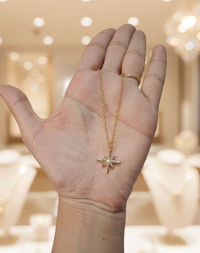 Anti-Tarnish Gold-Plated Delicate Necklace