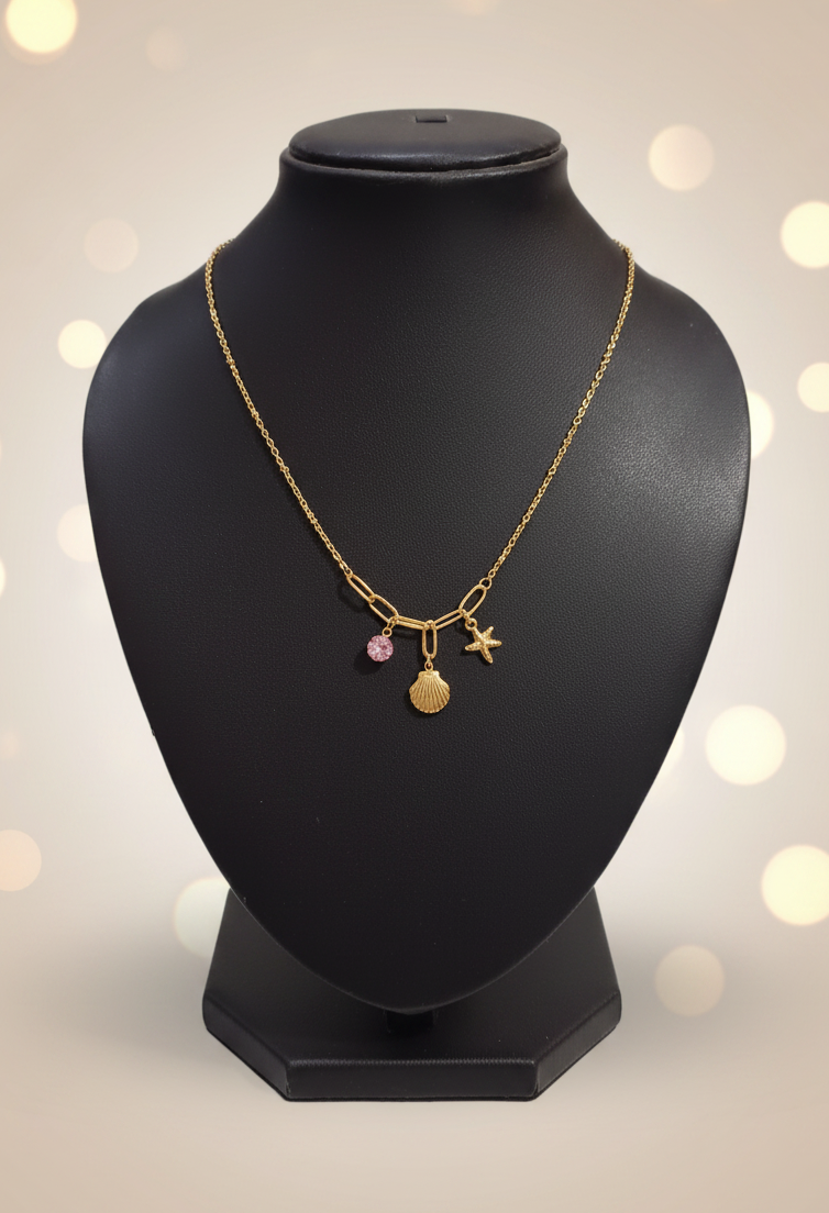Golden Oxidised Anti-Tarnish Chain Necklace