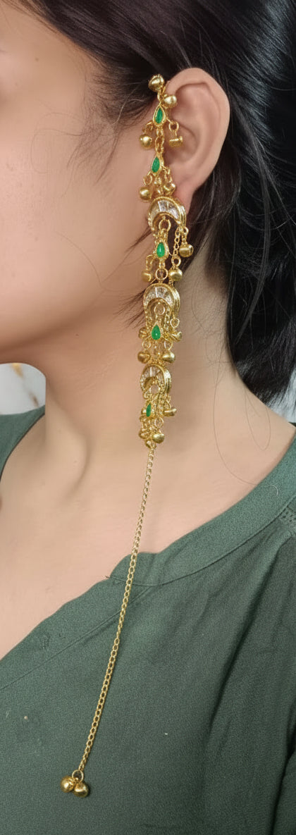 Kashmiri Kundan Earrings