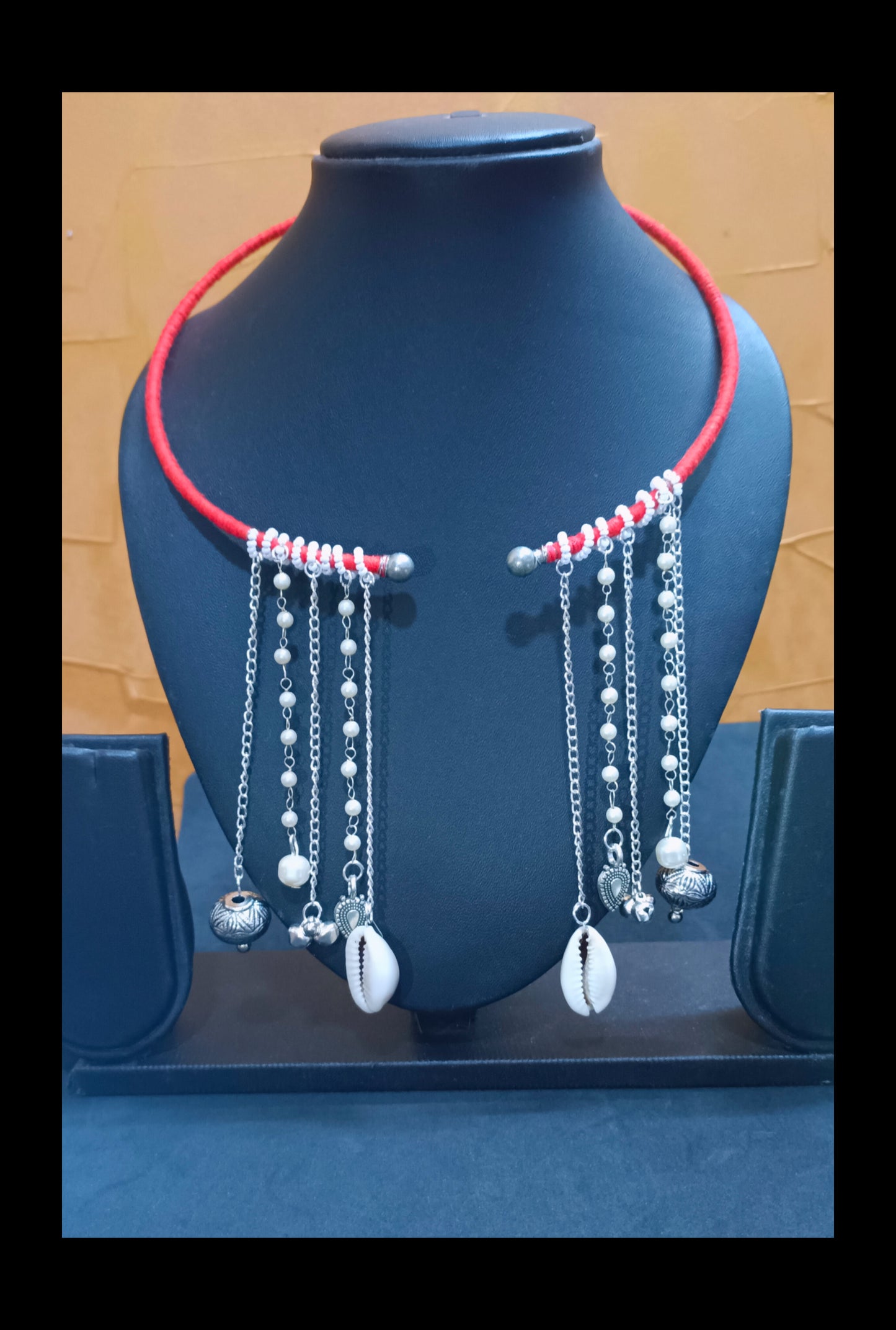 Oxidised Fancy Hasli Neckpiece