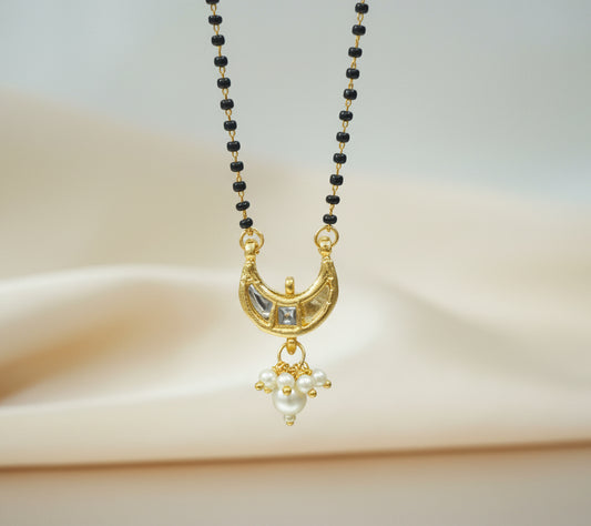 Meenakari Kundan Pendant Mangalsutra