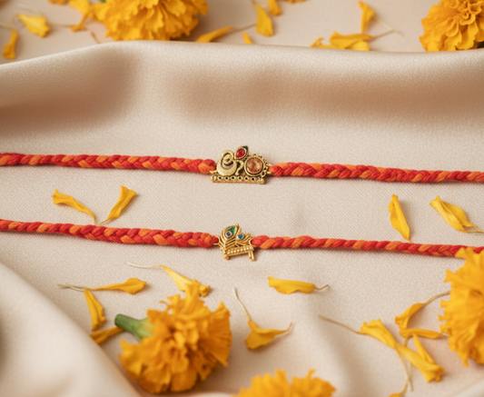 Combo of Om & Krishna Rakhi