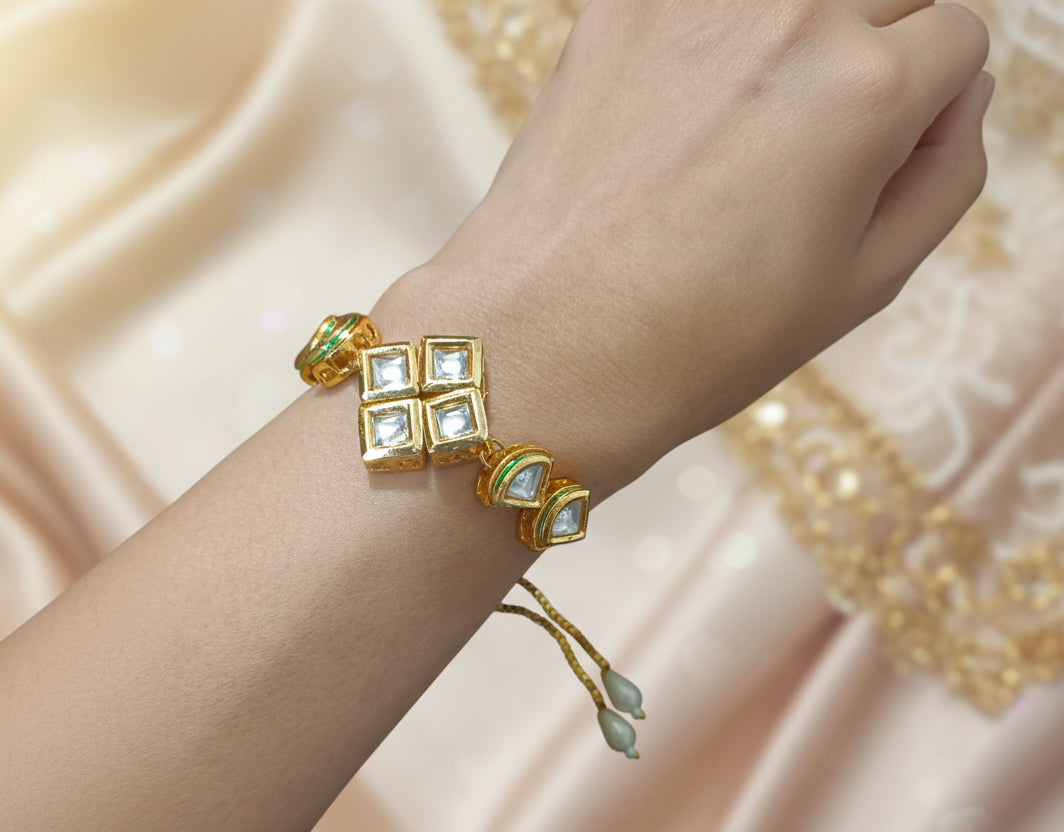 Meenakari Kundan Bracelet