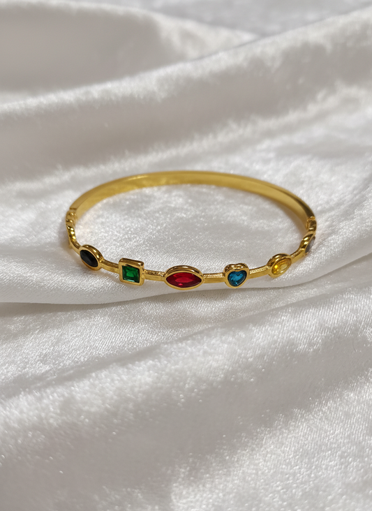Anti-Tarnish Openable Colorful Kada