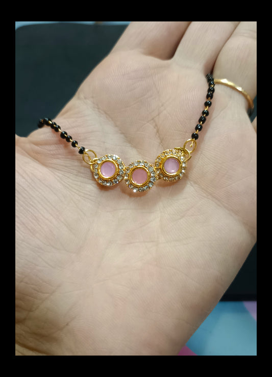 Beautiful Monalisa Kundan Pendant Mangalsutra