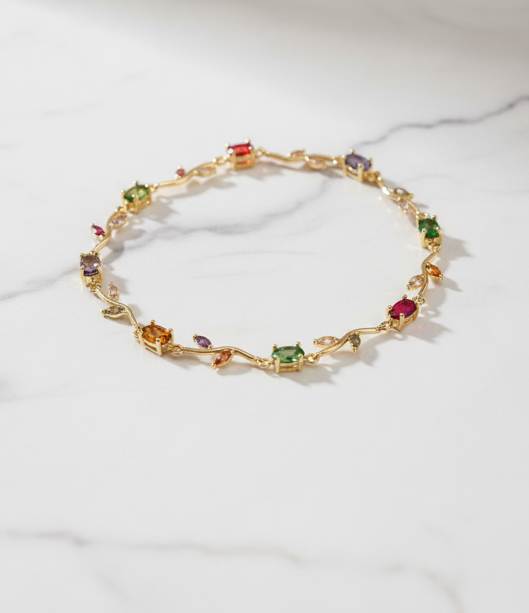 Anti-Tarnish Colorful Bracelet