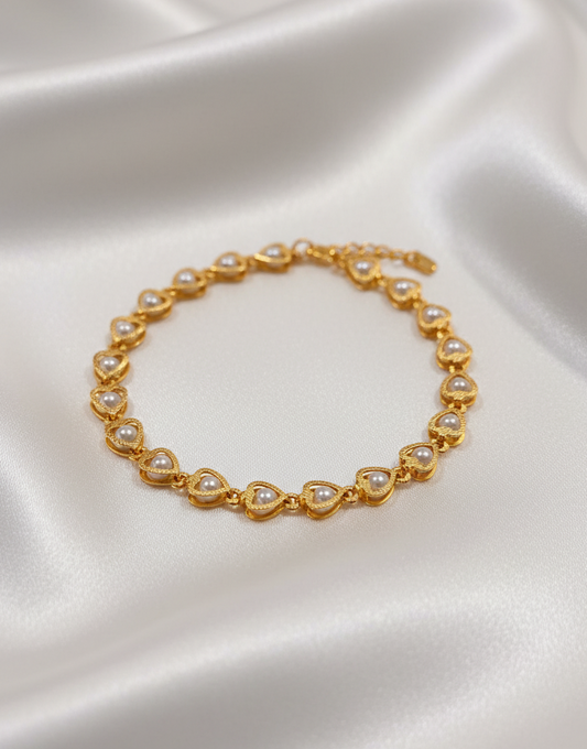 Delicate Gold-Plated Zigzag Bracelet