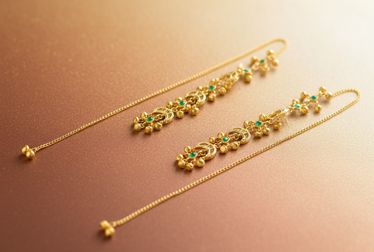 Kashmiri Kundan Earrings