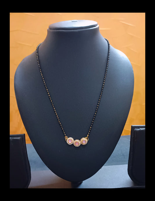 Beautiful Monalisa Kundan Pendant Mangalsutra
