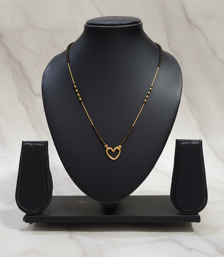 Delicate Heart Chain Mangalsutra