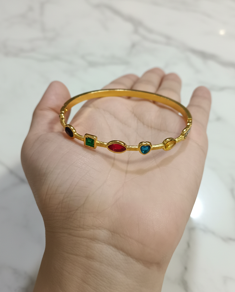 Anti-Tarnish Openable Colorful Kada