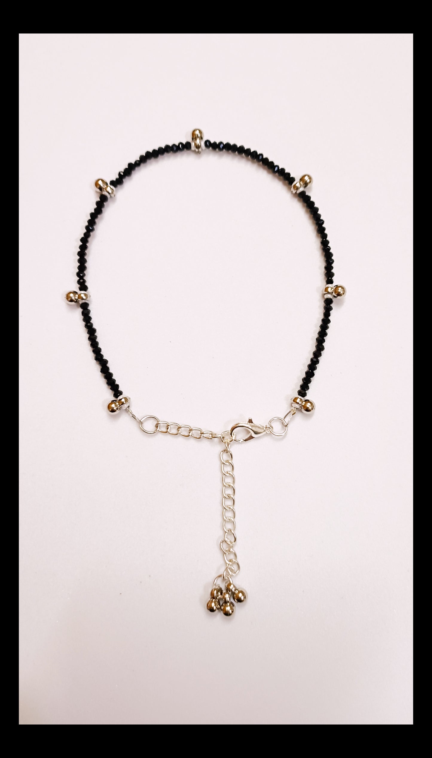 Crystal Ghungroo Chain Anklet