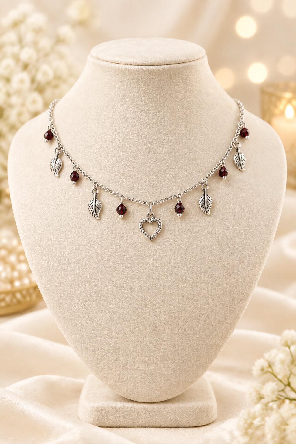 Delicate Silver Plated Chain Necklace