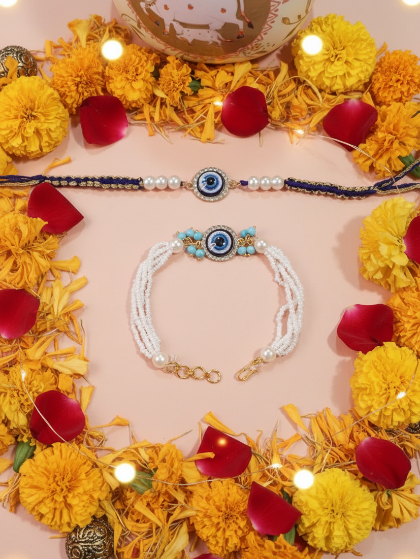 Evil Eye Bhai Bhabhi Rakhi