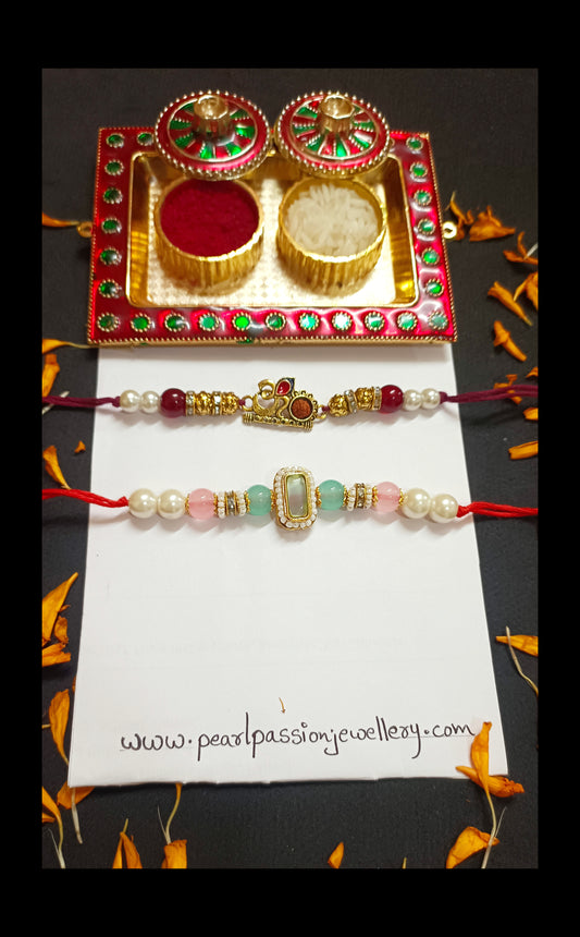 Combo of 2 Beautiful Rakhi