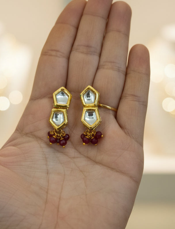 Meenakari Kundan Earrings