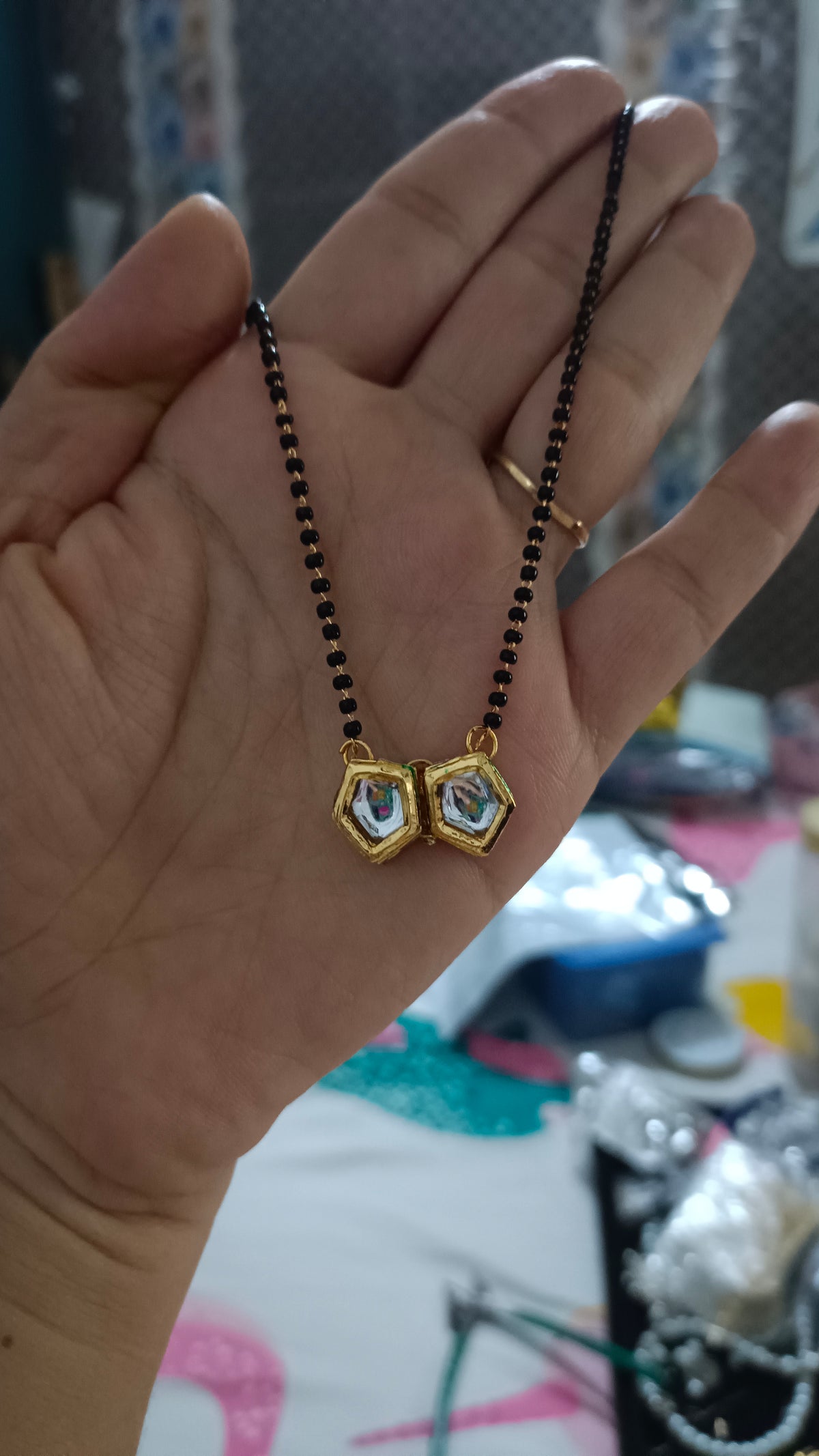 Kundan Pendant Mangalsutra