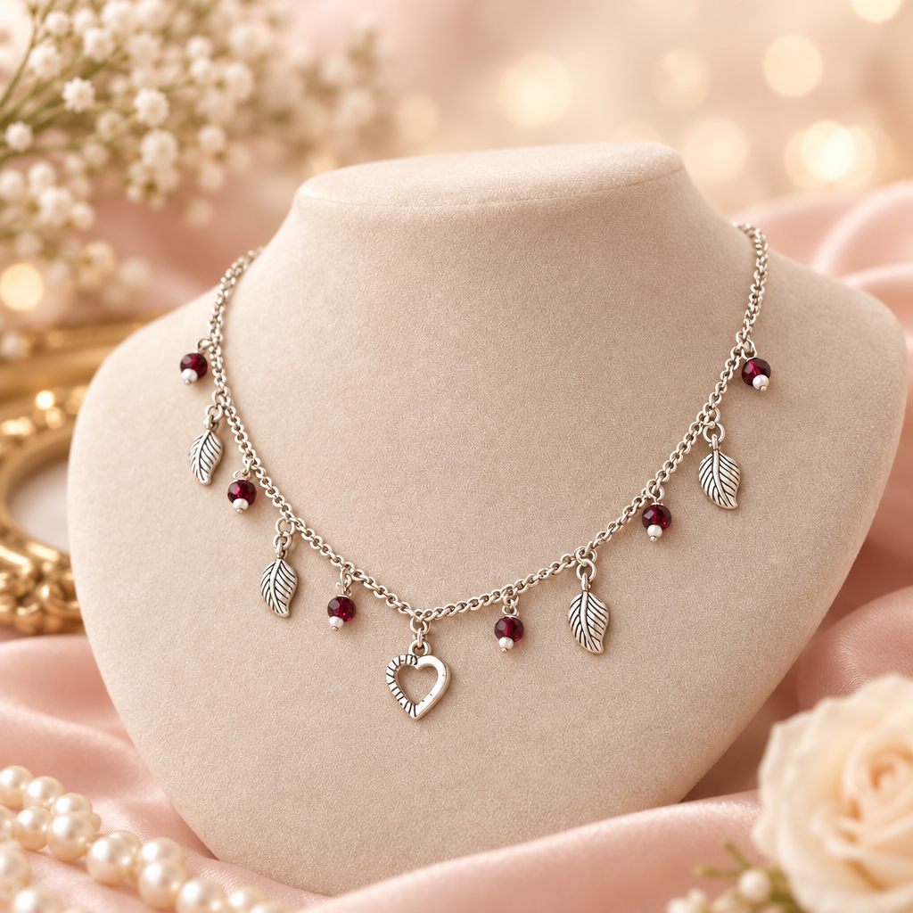 Delicate Silver Plated Chain Necklace