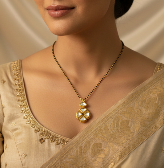 Kundan Pendant Mangalsutra